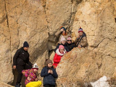 Наскальные рисунки Средней Лены