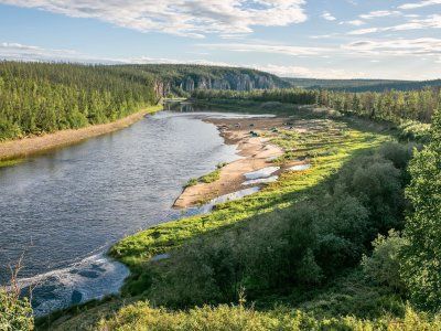 Река Синяя. Синские столбы