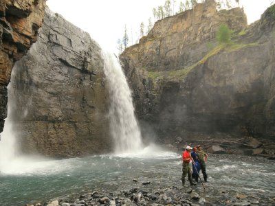 Водопады речки Сунтар