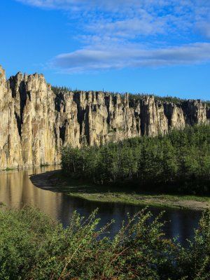 "Золотые Скалы реки Синяя". Синские, Ленские Столбы