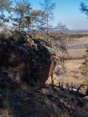 К древним вулканам Туймаады. Молотовская Падь, наскальные рисунки Туймаады