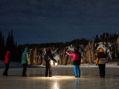 Река Синяя. Синские столбы