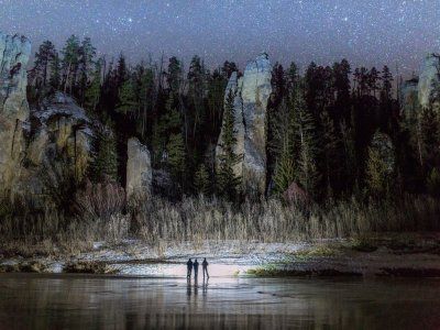 Река Синяя. Синские столбы