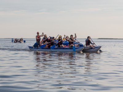 О надувных катамаранах, используемых в водных турах "инЯкутия"