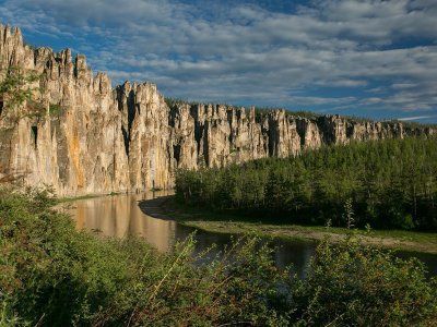 Река Синяя. Синские столбы