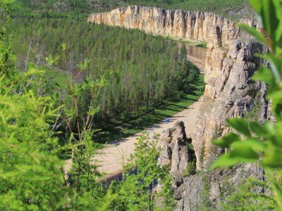 Золотые скалы реки Синяя