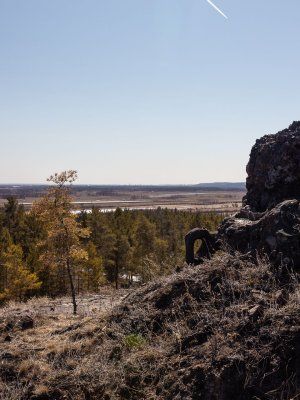 К древним вулканам Туймаады. Молотовская Падь, наскальные рисунки Туймаады