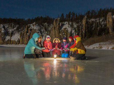 Река Синяя. Синские столбы