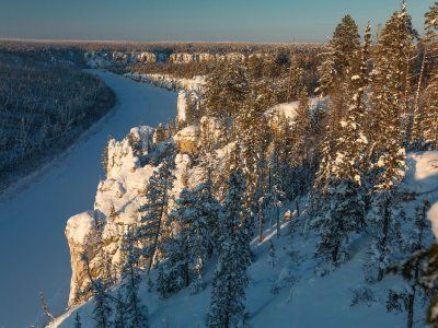 Река Синяя. Синские столбы