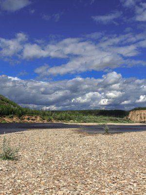 "Золотые Скалы реки Синяя". Синские, Ленские Столбы